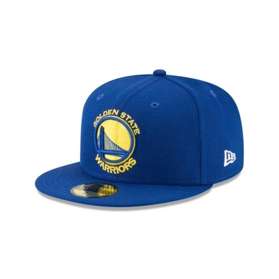 Golden State Warriors Gorra | New Era NBA Wool Standard 59fifty Fitted Cap Mexico - Azules
